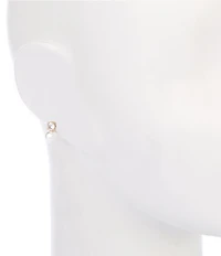 Cezanne Pearl Rhinestone Drop Short Pendant Necklace & Earring Set