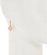 Cezanne Crystal Pave Teardrop CZ Stone Drop Earrings