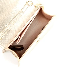 Cezanne Delta Crystal Kiss Lock Top Handle Clutch Bag