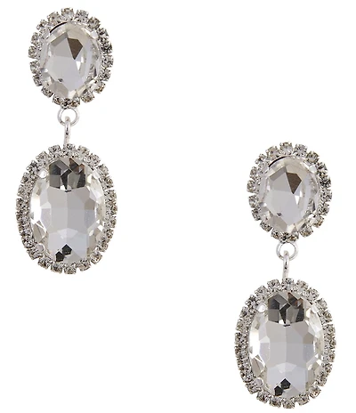 Cezanne Double Oval Drop Earrings