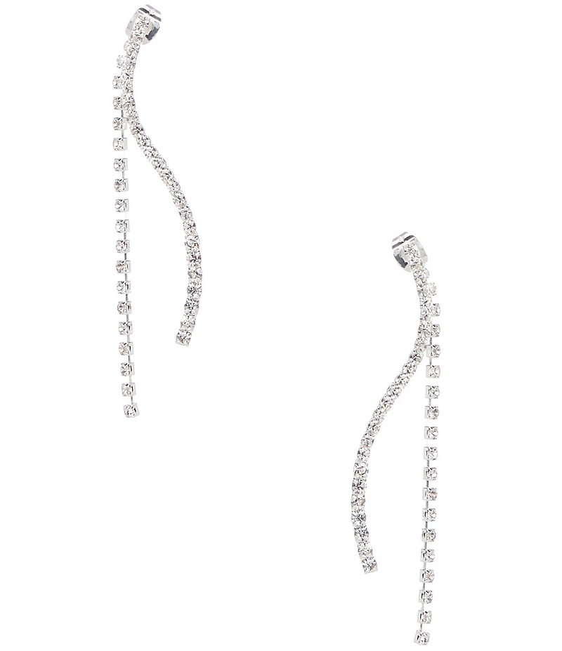 Cezanne Duo Curves Linear Earrings