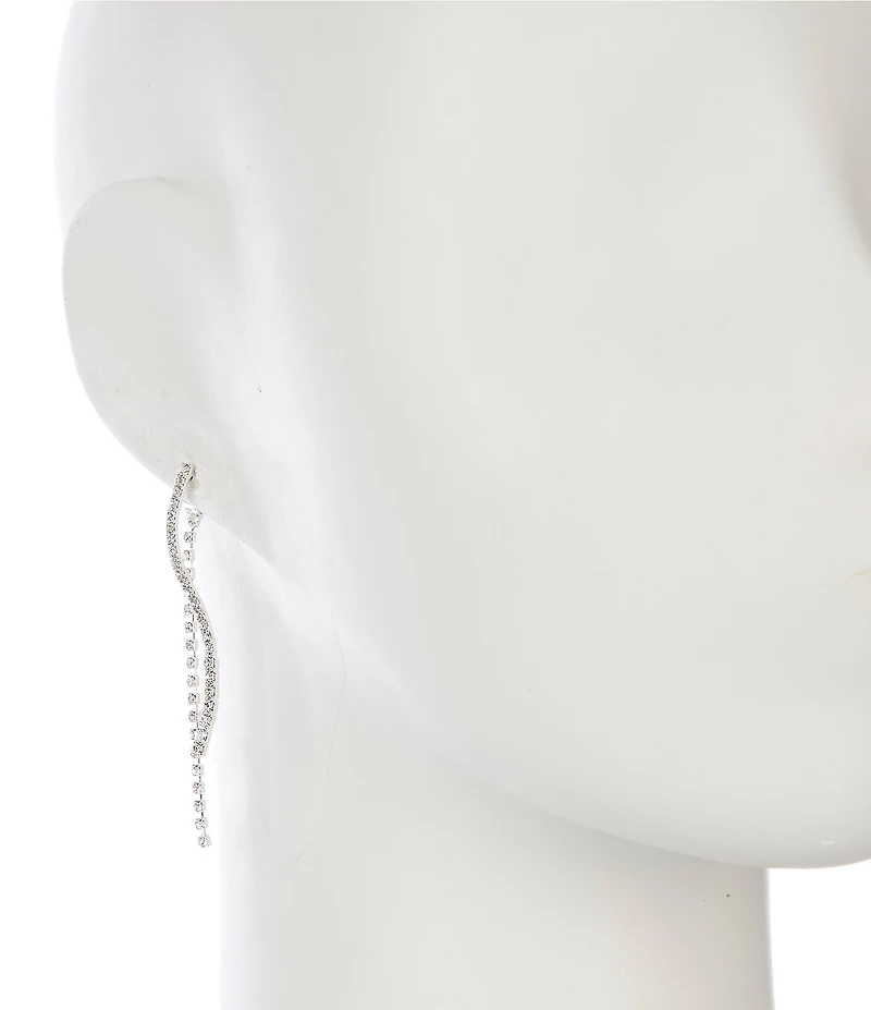 Cezanne Duo Curves Linear Earrings