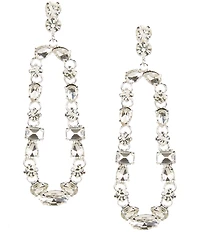 Cezanne Elongated Oval Drop Earrings