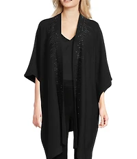 Cezanne Eru Rhinestoned Ruana