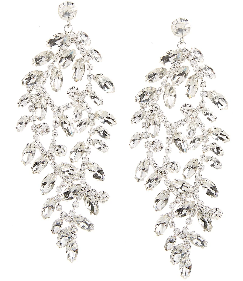 Cezanne Eveline Crystal Chandelier Statement Drop Earrings