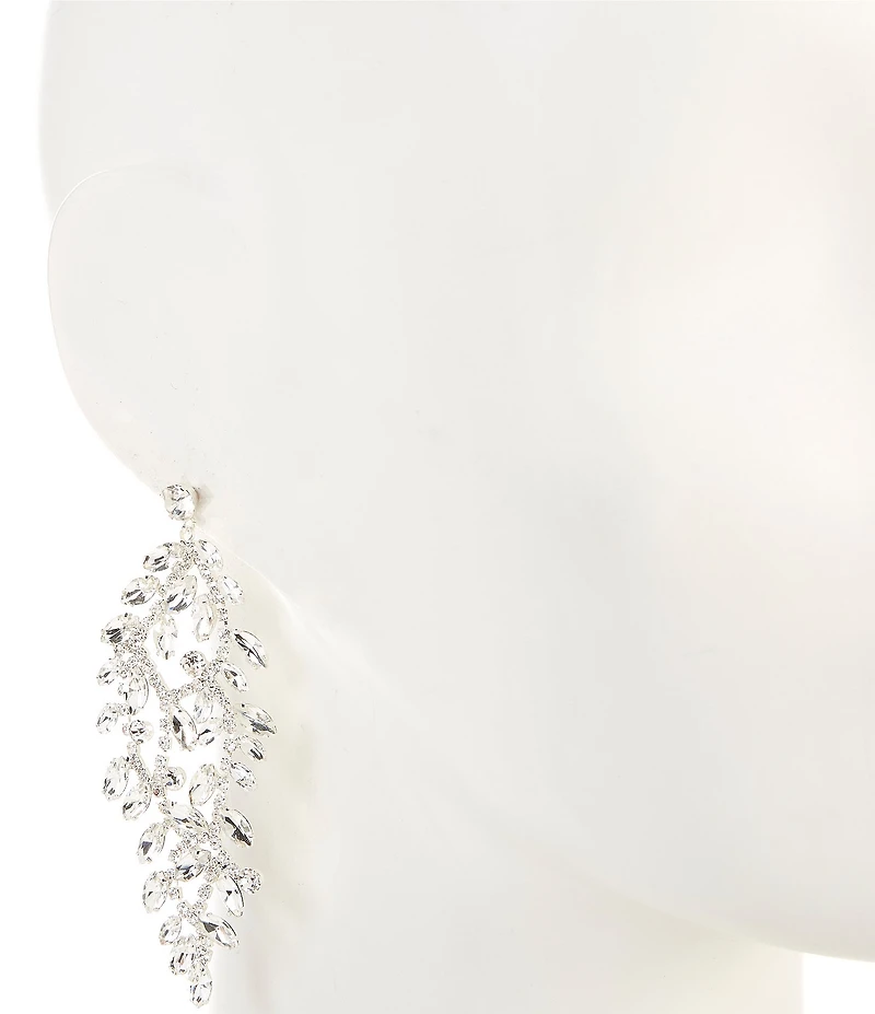 Cezanne Eveline Crystal Chandelier Statement Drop Earrings