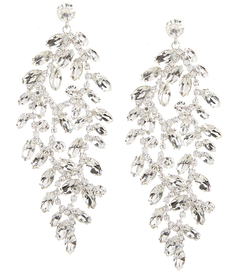 Cezanne Eveline Crystal Chandelier Statement Drop Earrings