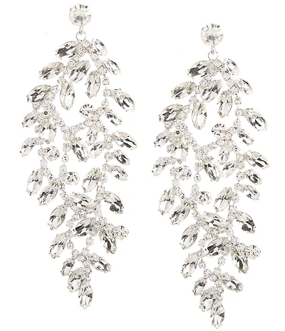 Cezanne Eveline Crystal Chandelier Statement Drop Earrings