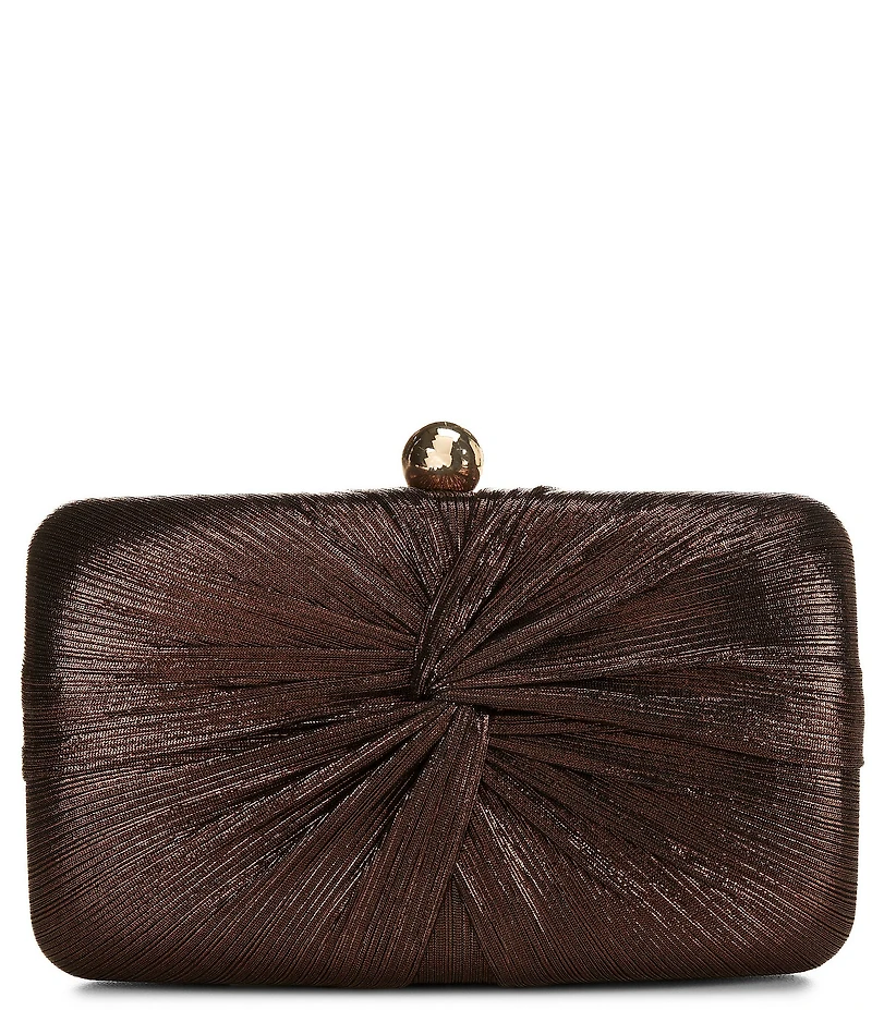 Cezanne Felicity Knot Kiss Lock Minaudiere Clutch Bag