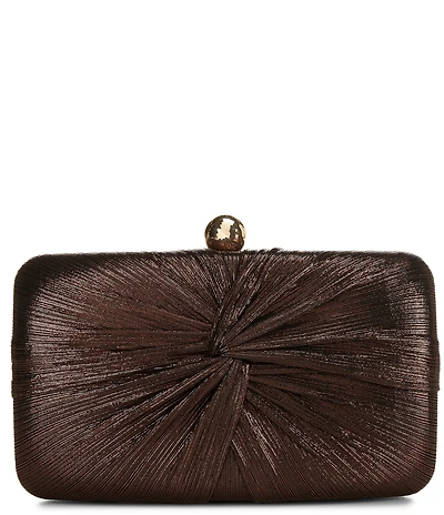 Cezanne Felicity Knot Kiss Lock Minaudiere Clutch Bag