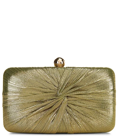 Cezanne Felicity Knot Kiss Lock Minaudiere Clutch Bag