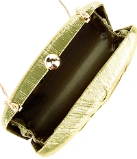 Cezanne Felicity Knot Kiss Lock Minaudiere Clutch Bag