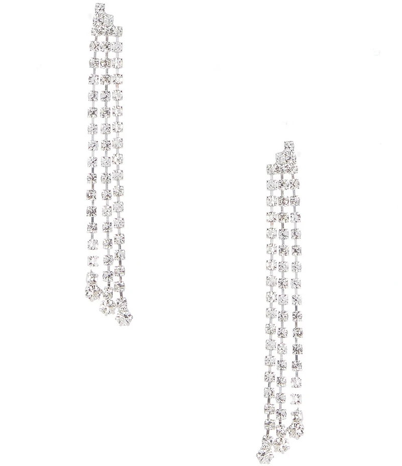 Cezanne Fine Fringe Drop Earrings