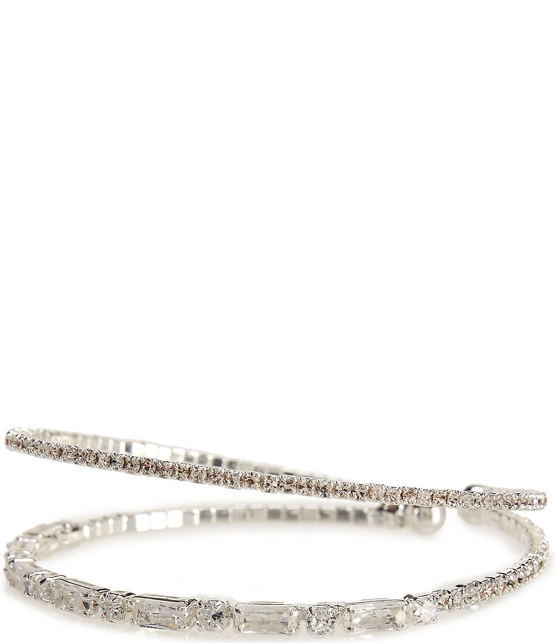 Cezanne Floating Double Row Cuff Bracelet