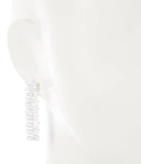 Cezanne Jagged Baguette Linear Earrings