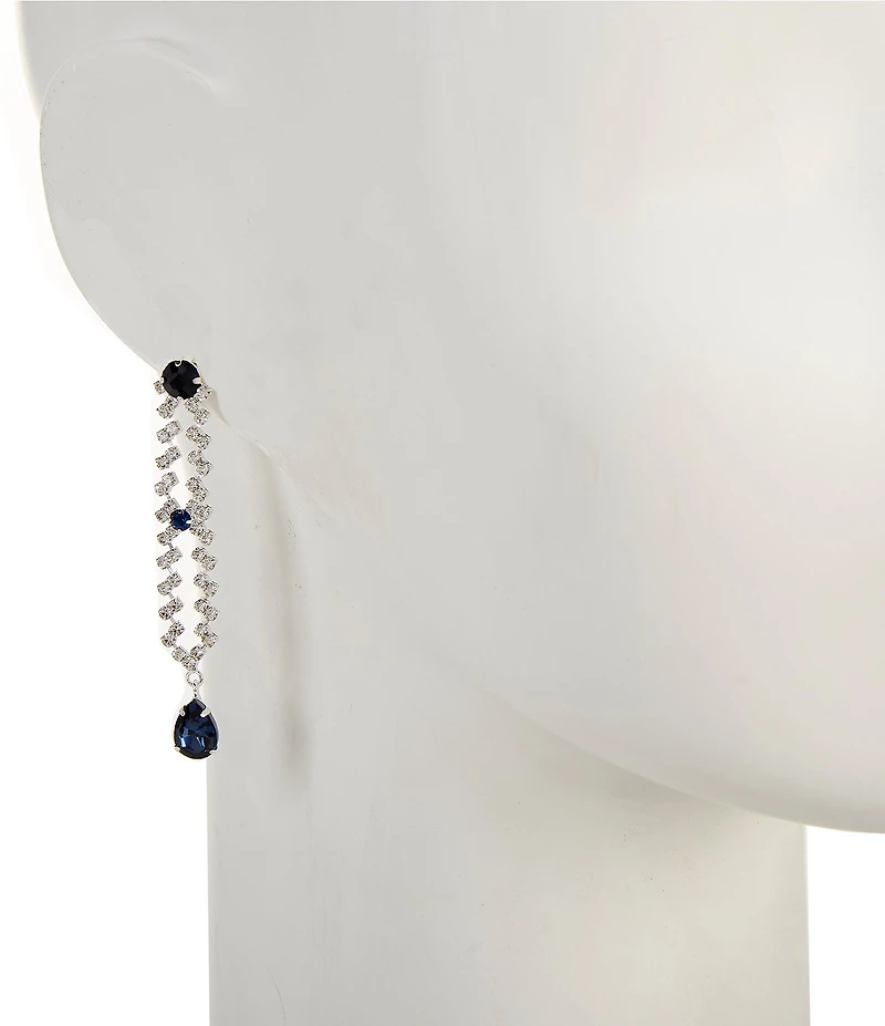 Cezanne Julie Zig Zag Drop Earrings