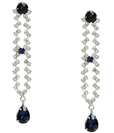 Cezanne Julie Zig Zag Drop Earrings