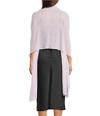 Cezanne Lavender Crinkle Glitz Scarf Wrap