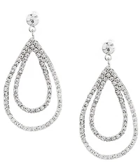 Cezanne Loops Crystal Orbital Drop Earrings