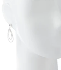 Cezanne Loops Crystal Orbital Drop Earrings