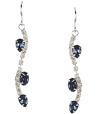 Cezanne Lucia Rhinestone Linear Earrings