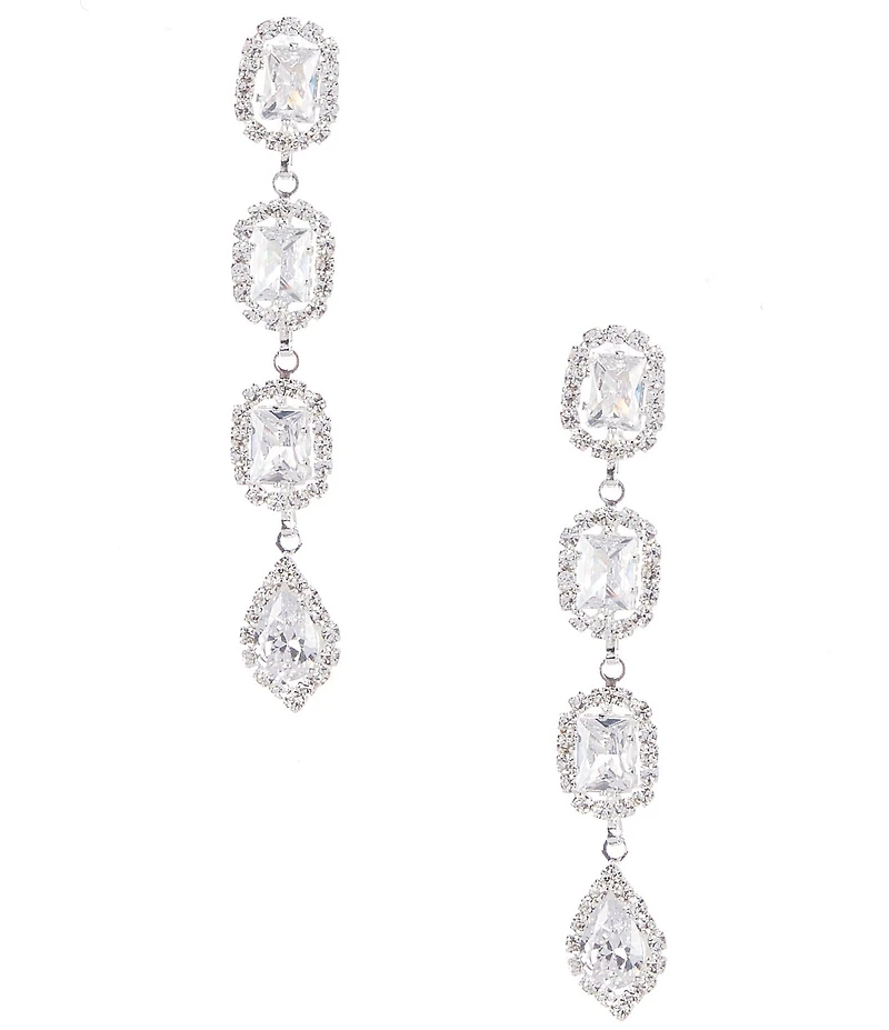 Cezanne Mixed Stone Linear Earrings