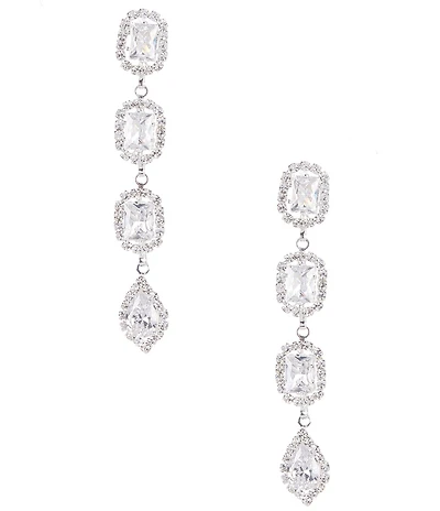 Cezanne Mixed Stone Linear Earrings