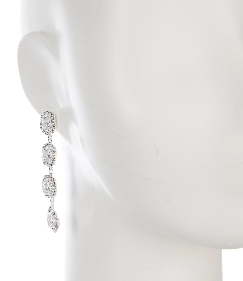 Cezanne Mixed Stone Linear Earrings