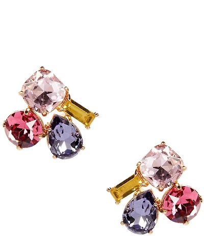 Cezanne Multi Stone Cluster Stud Earrings