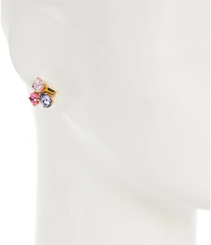 Cezanne Multi Stone Cluster Stud Earrings