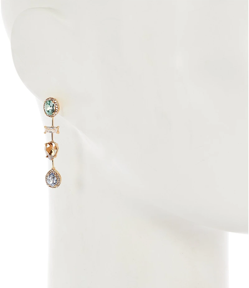 Cezanne Multi Stone Short Linear Earrings