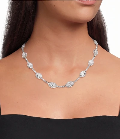 Cezanne Nav Spaced Collar Necklace