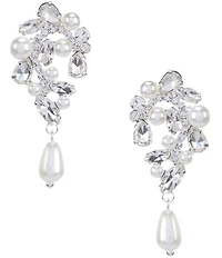 Cezanne Paisley Pearl Drop Earrings