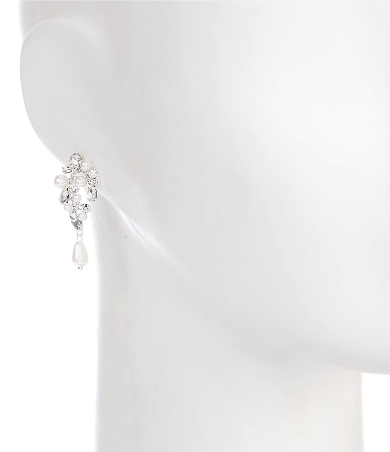 Cezanne Paisley Pearl Drop Earrings