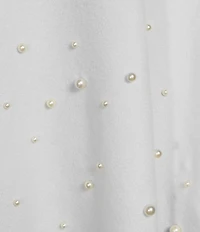 Cezanne Pearl Border Evening Wrap