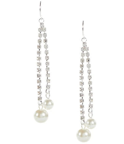 Cezanne Pearl Double Drop Earrings