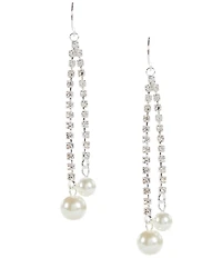 Cezanne Pearl Double Drop Earrings