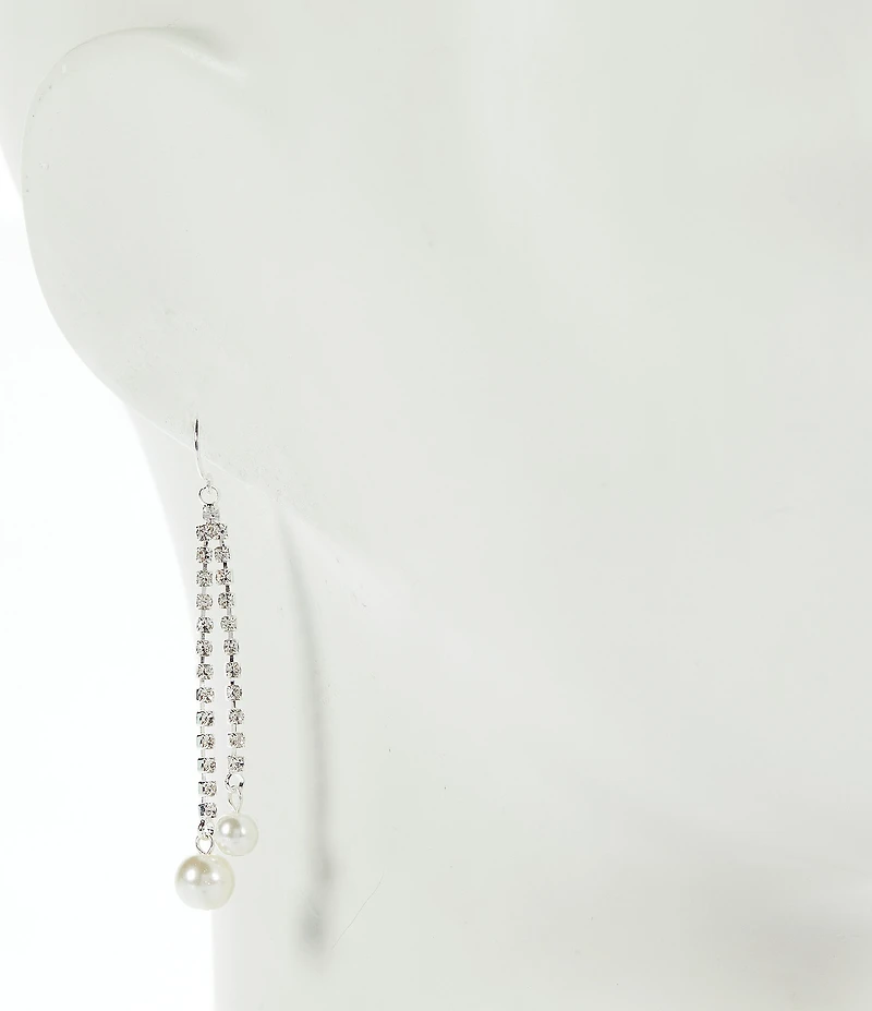 Cezanne Pearl Double Drop Earrings