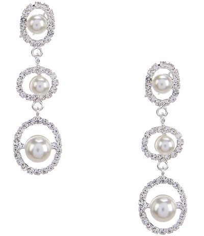 Cezanne Pearl Hols Drop Earrings