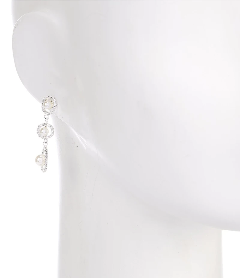 Cezanne Pearl Hols Drop Earrings
