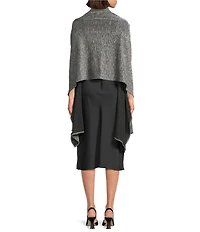 Cezanne Pleated Double Sided Evening Wrap