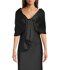 Cezanne Pleated Flutter Evening Wrap