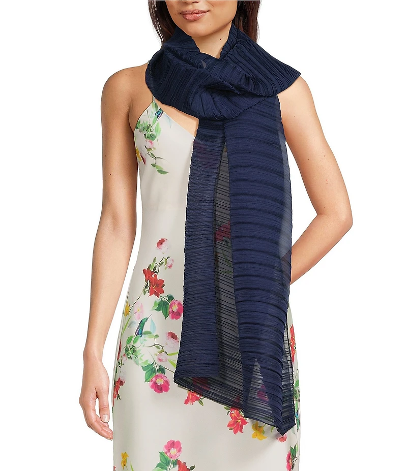 Cezanne Pleated Scarf Wrap