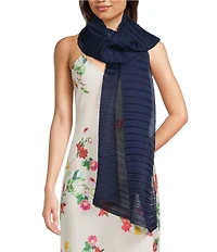 Cezanne Pleated Scarf Wrap