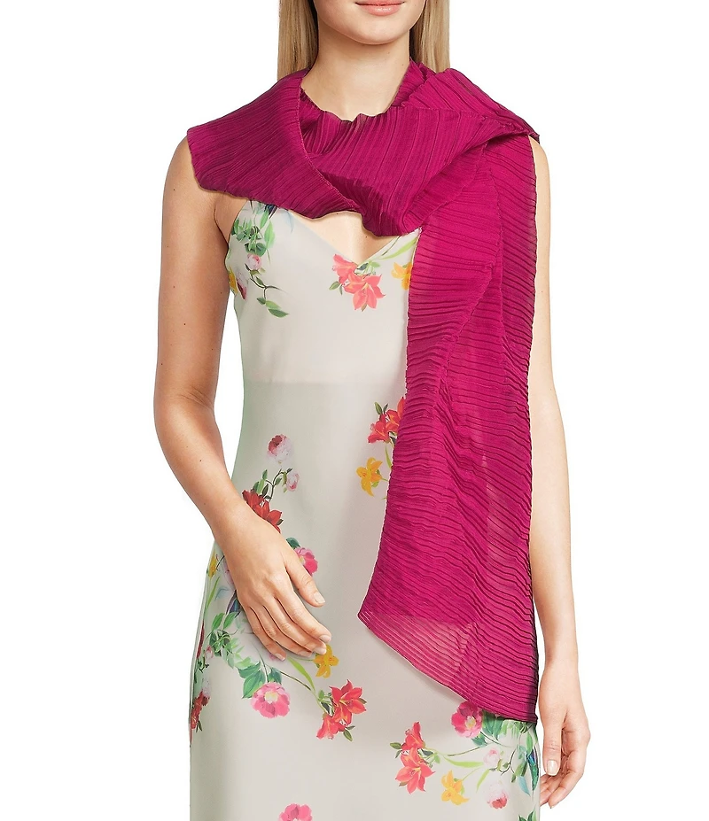 Cezanne Pleated Scarf Wrap