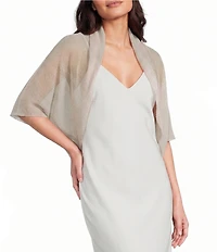 Cezanne Pleated Stone Evening Wrap