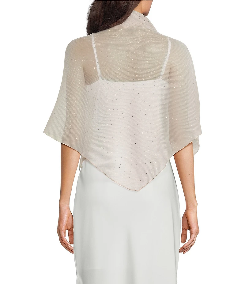Cezanne Pleated Stone Evening Wrap