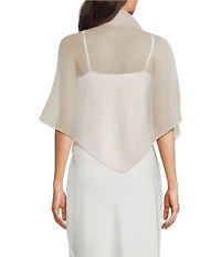 Cezanne Pleated Stone Evening Wrap