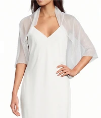 Cezanne Pleated Stone Evening Wrap