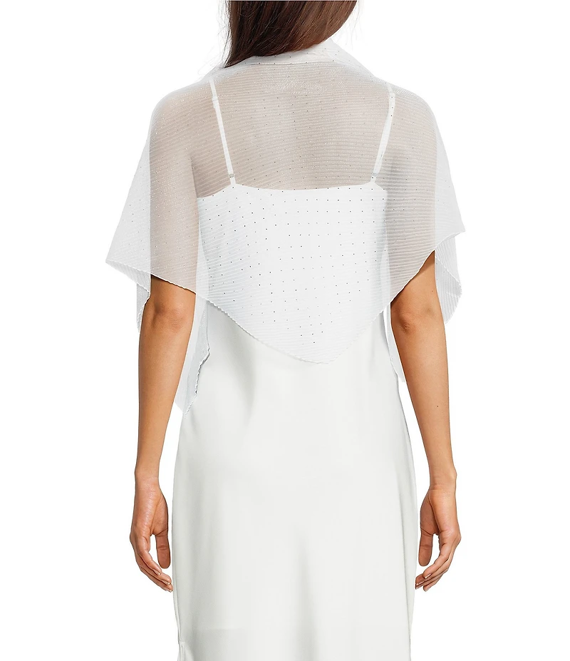 Cezanne Pleated Stone Evening Wrap